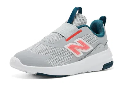 New Balance 468 Slip-on (infant/toddler) Kids Shoes Light Zinc Blue/neo Flame: 6 Toddler W In Gray