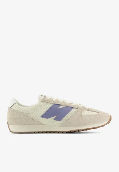 New Balance 471 Low-top Sneakers In Timberwolf With Angora And Dusk Shower In White
