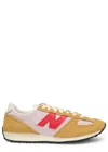 New Balance 471 Panelled Brushed Suede Sneakers In Pink