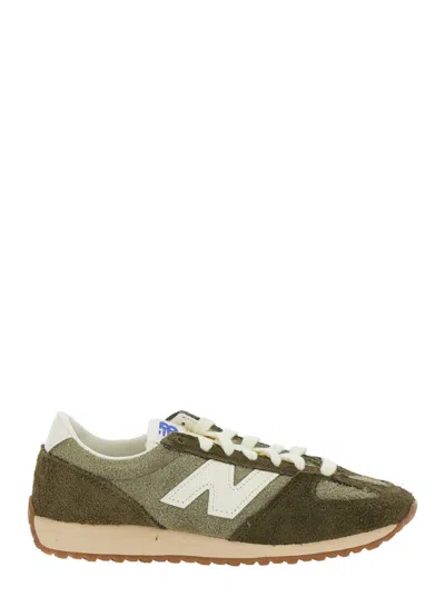 New Balance 471 Suede-leather Sneakers In Green