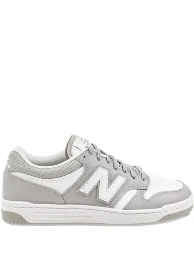 New Balance 480 Leather Sneakers In Gray
