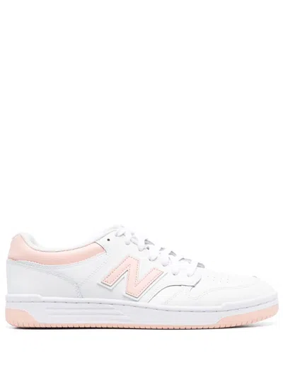 New Balance Leather Sneakers 480 Two-tone Accents In Multicoloured