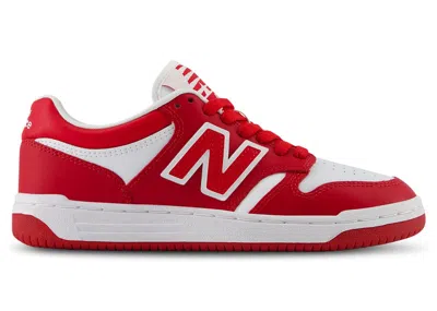 Pre-owned New Balance 480 Sneakers In Red/white