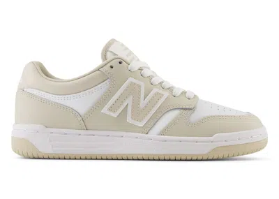 Pre-owned New Balance 480 Sneakers In Timber Wolf/white