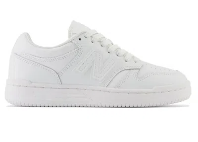 Pre-owned New Balance 480 Triple Sneakers In White