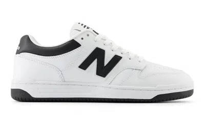 Pre-owned New Balance 480 White Black In White/black