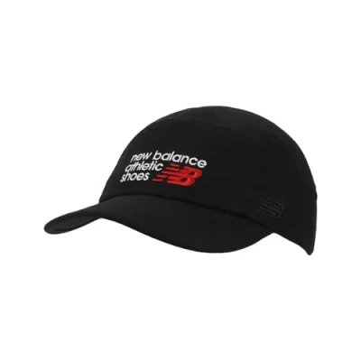 New Balance 5 Panel Athletics Graphic In Black