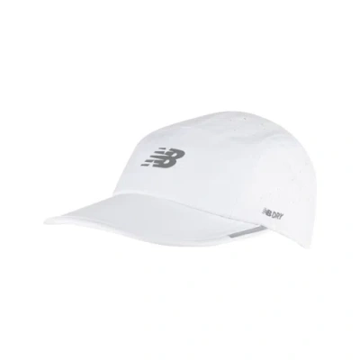 New Balance 5 Panel Pro Run Hat In White