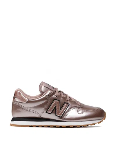 New Balance 500v1 Metallic Pink Sneakers In Multi
