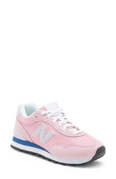 New Balance 515 Sneaker In White/pink