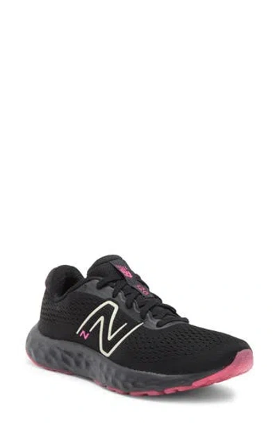 New Balance 520 Athletic Sneaker In Black/hi-pink