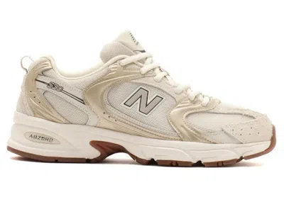 Pre-owned New Balance 530 Atmost Autumn Festival (women's) Sneakers In Turtledove/light Gold Metallic