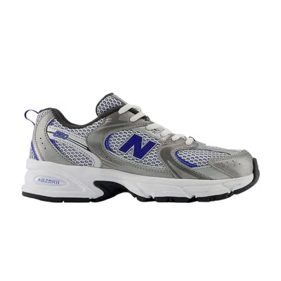 Pre-owned New Balance 530 Big Kid 'dark Silver Metallic Team Royal' | Kid's Size 4