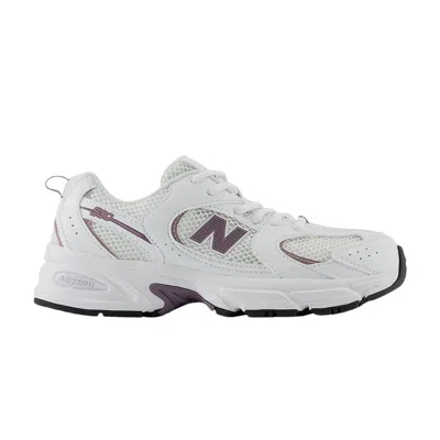 Pre-owned New Balance 530 Big Kid 'white Dark Ice Wine' | Kid's Size 3.5
