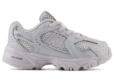 Pre-owned New Balance 530 Bungee Lace Sneakers In Pearl Grey/steel