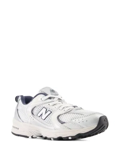 New Balance Kids' 530 Bungee Lace Sneakers In White