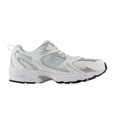 Pre-owned New Balance 530 Bungee Little Kid Wide 'white Chrome Blue' | Kid's Size 1