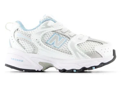Pre-owned New Balance 530 Bungee Sneakers In White/chrome Blue In Multi