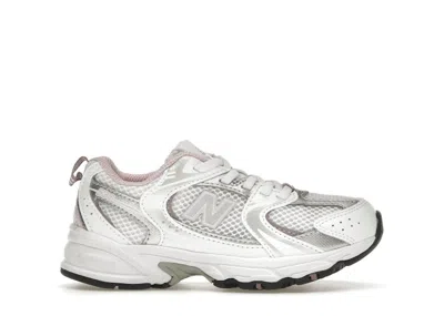 Pre-owned New Balance 530 Bungee Sneakers In White/mid Century Pink