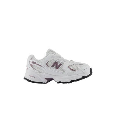 Pre-owned New Balance 530 Bungee Toddler 'white Dark Ice Wine' | Infant Size 8.5