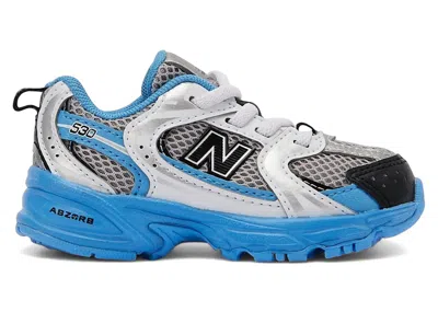 Pre-owned New Balance 530 Dtlr Sneakers In Silver/azure/black