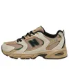 New Balance 530 Low-top Sneakers In Linen With Incense And Green