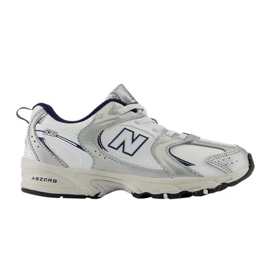 Pre-owned New Balance 530 Little Kid Wide 'nimbus Cloud Navy' | White | Kid's Size 2