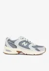 New Balance Leather Sneakers With Layered Design In Blue