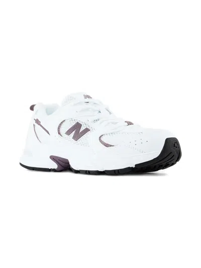 New Balance Kids' 530 Mesh-panel Sneakers In White