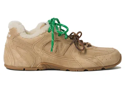 Pre-owned New Balance 530 Sl Miu Miu Shearling (women's) Sneakers In Ecru In Sand