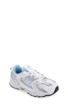 New Balance 530 Sneaker In White/chrome Blue