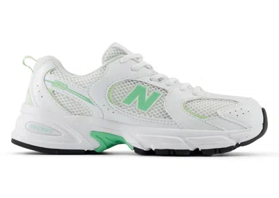 Pre-owned New Balance 530 Sneakers In White/melon Water In Multi