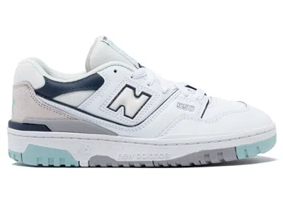 Pre-owned New Balance 530 Sneakers In White/winter Fog/navy Blue In Multi