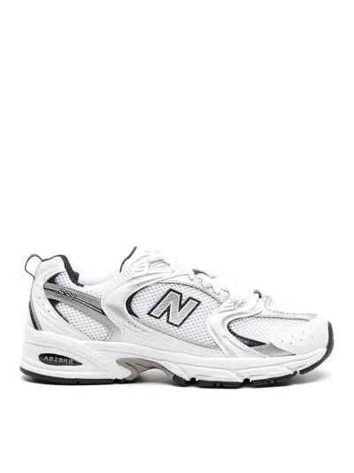 New Balance Low Men's Shoe 530 White/dark Blue In Bianco Bianco