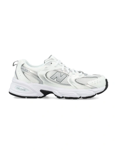 New Balance Kids' 530 拼接运动鞋 In White