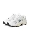 New Balance 530 V1 Mesh-panel Leather Sneakers In White