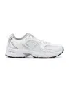 New Balance 530 Running Shoe In White Silver