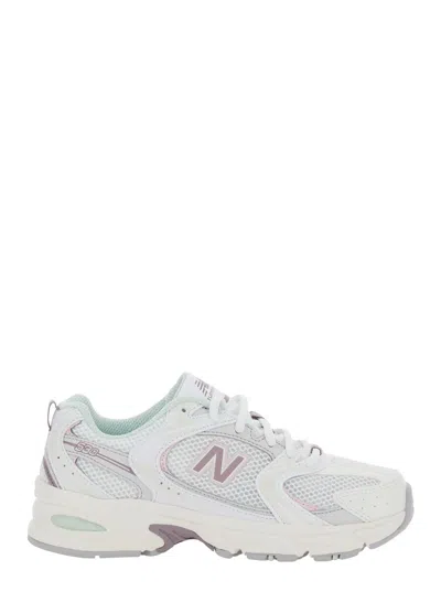 New Balance 530 White Sneaker With Mesh Design And Side Logo In Tech Fabric And Mesh Unisex