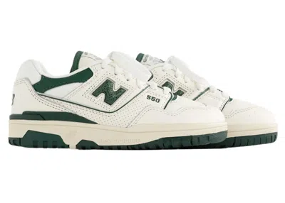 Pre-owned New Balance 550 Aime Leon Dore Sneakers In White/green In Multi