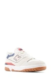 New Balance 550 Basketball Shoe In Sea Salt/quartz Pink