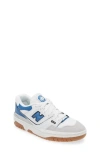 New Balance Kids' 550 Basketball Sneaker In Brighton Grey/ Blue Agate