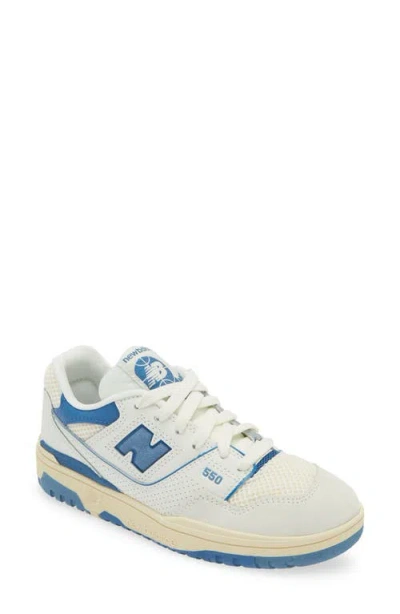 New Balance Kids'  550 Basketball Sneaker In Heron Blue/sea Salt