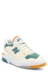 New Balance 550 Basketball Sneaker In Sea Salt/new Spruce