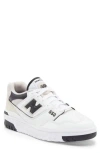 New Balance Laced Sneakers In White/black