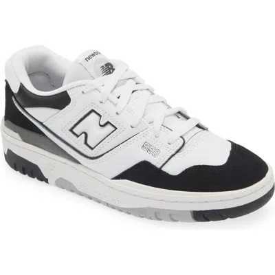 New Balance 550 Basketball Sneaker In White/black
