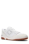 New Balance 550 Basketball Sneaker In White/gum