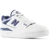 New Balance 550 Basketball Sneaker In White/vintage Indigo