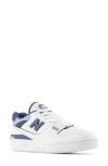 New Balance 550 Basketball Sneaker In White/vintage Indigo