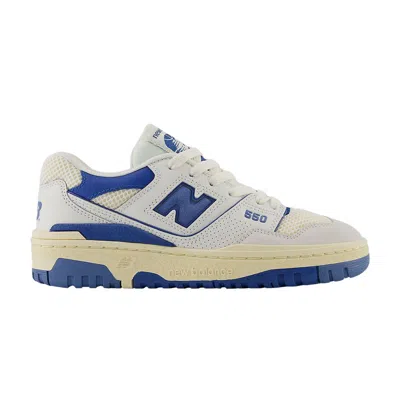 Pre-owned New Balance 550 Big Kid 'heron Blue Sea Salt' | Cream | Kid's Size 6