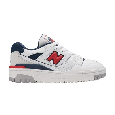 Pre-owned New Balance 550 Big Kid 'white True Red' | Kid's Size 6.5